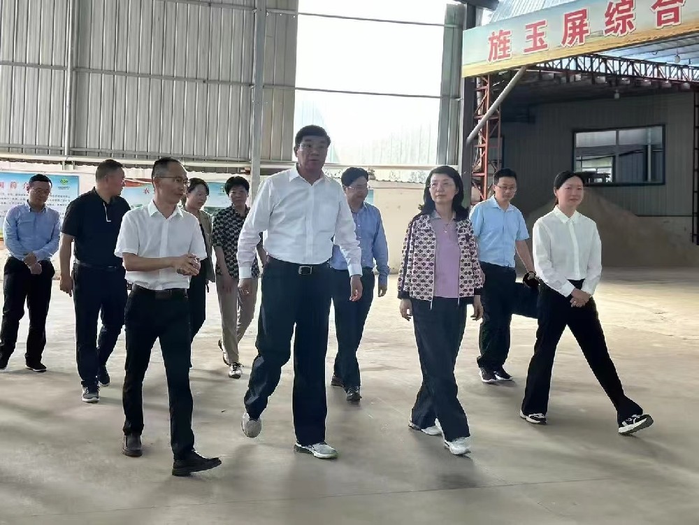省人大常委会副主任何树山  一行莅临我公司调研指导工作
